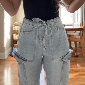 No Boundaries Sky Blue Denim Shorts